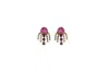 Vickisarge Women's Gold / Pink / Purple The Pink Sparkler In Gold
