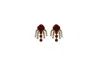Vickisarge Women's Gold / Red The Red Sparkler In Gold
