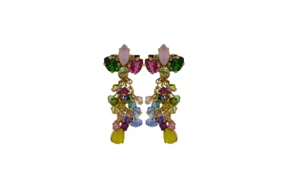 Vickisarge Women's Gold Reine Earrings - Clip