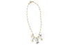 Vickisarge Women's Gold / Silver Kn*b Necklace In Multi