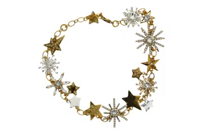 Vickisarge Women's Gold / Silver / Neutrals Aurora Necklace