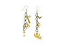 Vickisarge Women's Gold / Silver Number One Milf Earrings In Multi