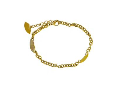 Vickisarge Women's Gold Smile Necklace