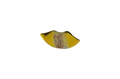 Vickisarge Women's Gold Smile Ring