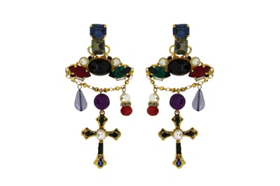Vickisarge Women's Gold The Hanging Garland Earrings - Pierced