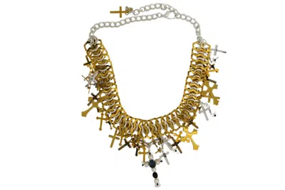 Vickisarge Women's Gold / White / Silver The Relic Necklace