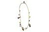Vickisarge Women's Gold Yuletide Lit Up Pagoda Shell Charm Necklace