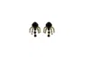 Vickisarge Women's Neutrals / Gold / Black The Black Sparkler In Gold