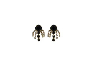 Vickisarge Women's Neutrals / Gold / Black The Black Sparkler In Gold