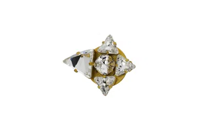 Vickisarge Women's Neutrals / Gold Lustrous Brooch
