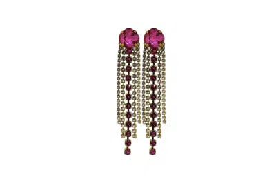 Vickisarge Women's Neutrals / Gold / Pink The Pink Shooting Stars In Gold