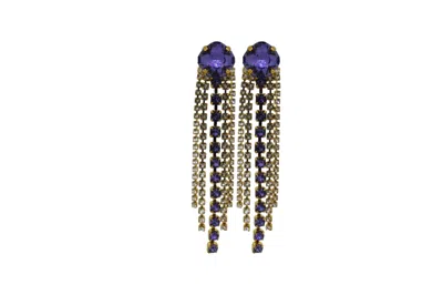 Vickisarge Women's Neutrals / Gold / Pink The Purple Shooting Stars In Gold