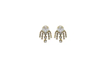 Vickisarge Women's Neutrals / Gold The Clear Sparkler In Gold
