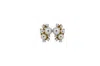 Vickisarge Women's Neutrals / Gold / White The Pearl Cluster Earrings
