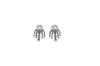 Vickisarge Women's Neutrals / Silver The Clear Sparkler In Platinum