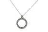 Vickisarge Women's Neutrals The Clear Hoop Necklace In Platinum - Short
