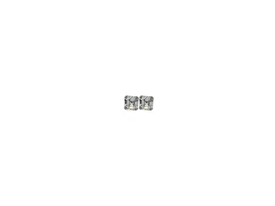 Vickisarge Women's Neutrals The Clear Indore Studs In Platinum