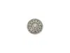 Vickisarge Women's Neutrals / White / Silver Heavenly Dome Ring In Silver