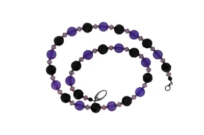 Vickisarge Women's Pink / Purple / Black The Witch's Cauldron Jumbo Bubble Necklace