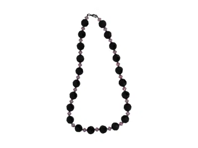 Vickisarge Women's Pink / Purple / Black The Witch's Cauldron Short Jumbo Necklace