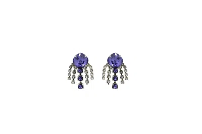 Vickisarge Women's Pink / Purple / Silver The Purple Sparkler In Platinum In Multi