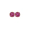 Vickisarge Women's Pink / Purple The Large Pink Stud In Gold