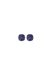 Vickisarge Women's Pink / Purple The Little Purple Stud In Platinum