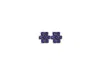 Vickisarge Women's Pink / Purple The Purple Hive Earrings In Platinum - Pierced