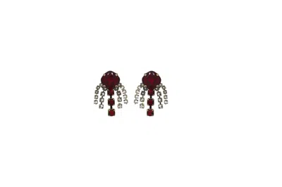 Vickisarge Women's Red / Silver The Red Sparkler In Platinum