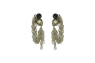 Vickisarge Women's Silver Gala Earrings