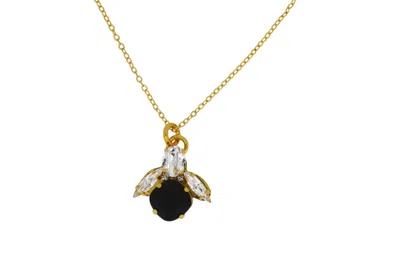 Vickisarge Women's The Black Bee Necklace In Gold - Long