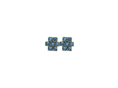 Vickisarge Women's The Blue Hive Earrings In Gold - Pierced