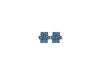 Vickisarge Women's The Blue Hive Earrings In Platinum - Pierced
