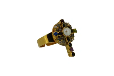 Vickisarge Women's The Celtic Cross Ring In Multi