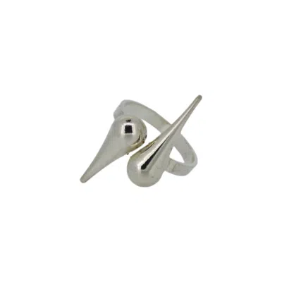Vickisarge Women's The Double Ring In Silver