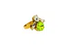Vickisarge Women's The Green Bee Ring In Gold