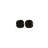 Vickisarge Women's The Large Black Stud In Gold