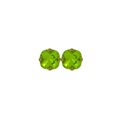 Vickisarge Women's The Large Green Stud In Gold