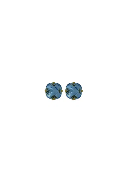 Vickisarge Women's The Little Blue Stud In Gold