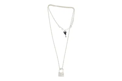 Vickisarge Women's The Mouche Lock Necklace In Silver
