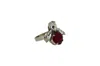 Vickisarge Women's The Red Bee Ring In Platinum