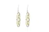 Vickisarge Women's White Button Earrings In White