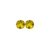 Vickisarge Women's Yellow / Orange The Large Yellow Stud In Gold