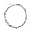 Vicky&nico Men's Gold / Silver Metallic Alpheratz Necklace - Two Tone