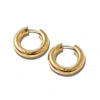 Vicky&nico Women's Classic Gold Vermeil Huggie