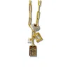 Vicky&nico Women's Gold Starlit Medallion Necklace