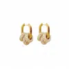 Vicky&nico Women's Square Harmony Trio Earrings - Gold
