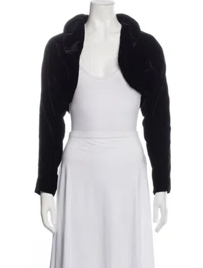 Pre-owned Vicky Tiel Bolero In Black