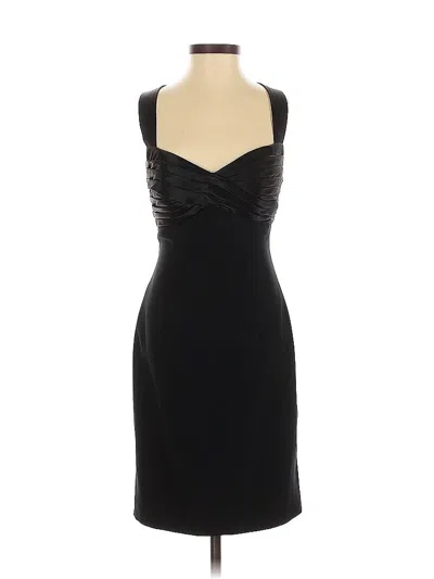 Pre-owned Vicky Tiel Cocktail Dress In Black