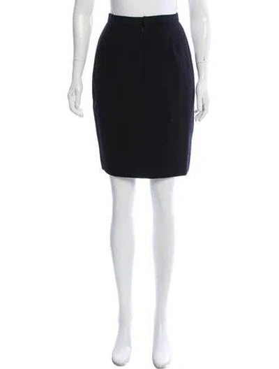 Pre-owned Vicky Tiel Knee-length Skirt In Black